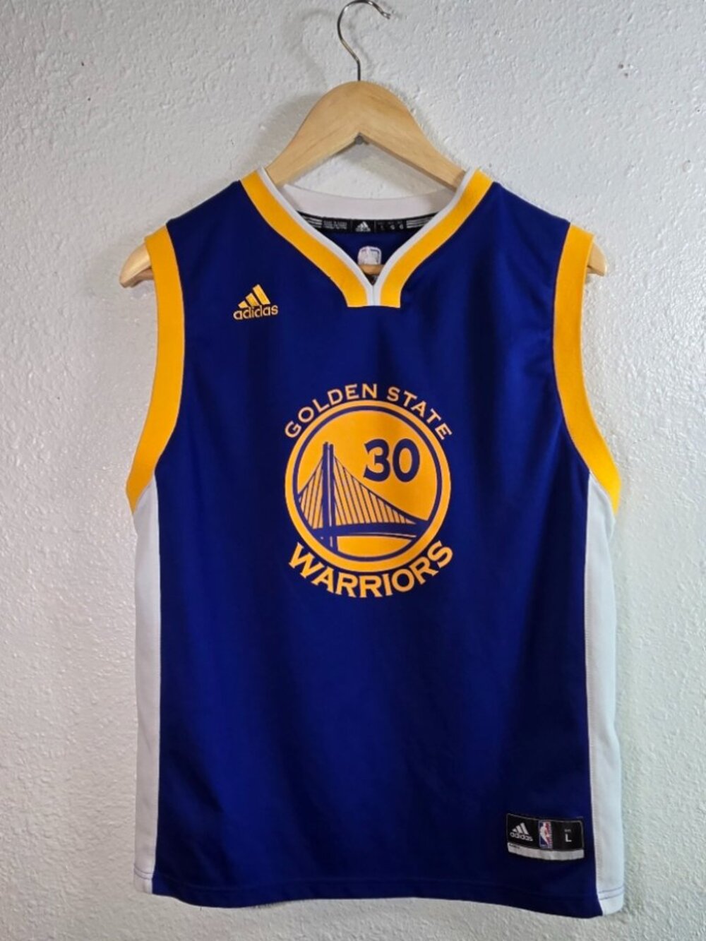 Official Adidas Golden State Warriors Stephen Curry #30 Swingman Road Jersey